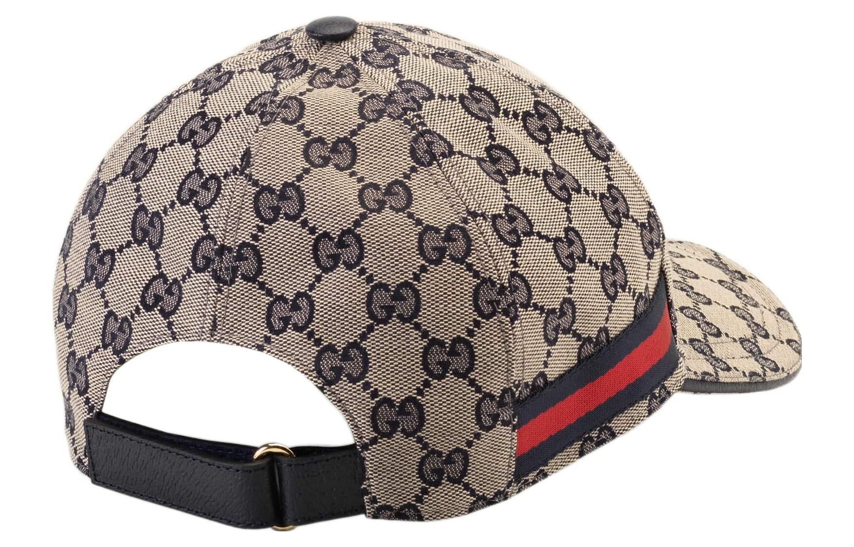 Gucci Original GG Canvas Baseball Hat With Web 'Beige Blue' 696845-4HAQQ-4068