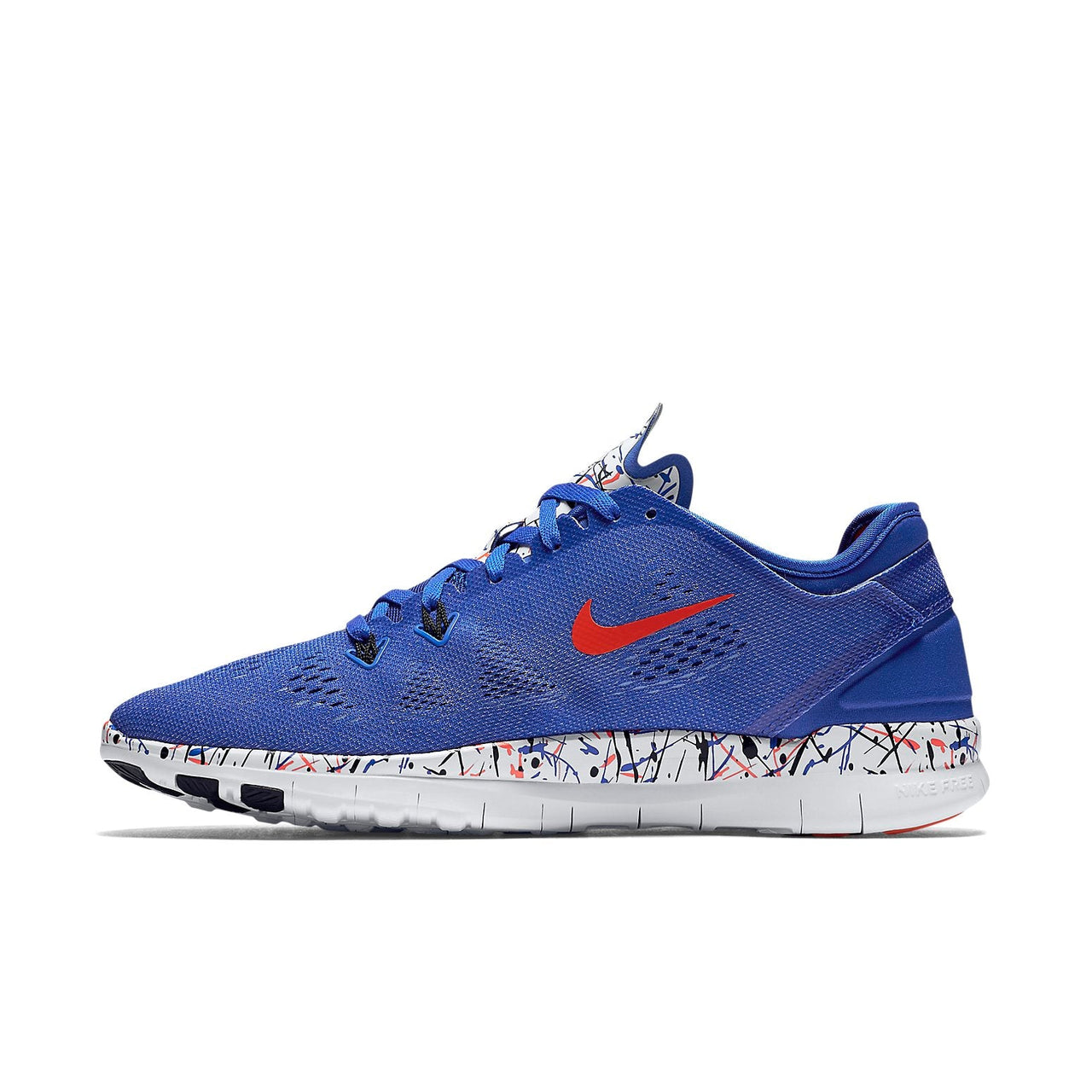 (WMNS) Nike Free 5.0 TR Fit 5 Print 'Paint Splatter - Racer Blue' 704695-405