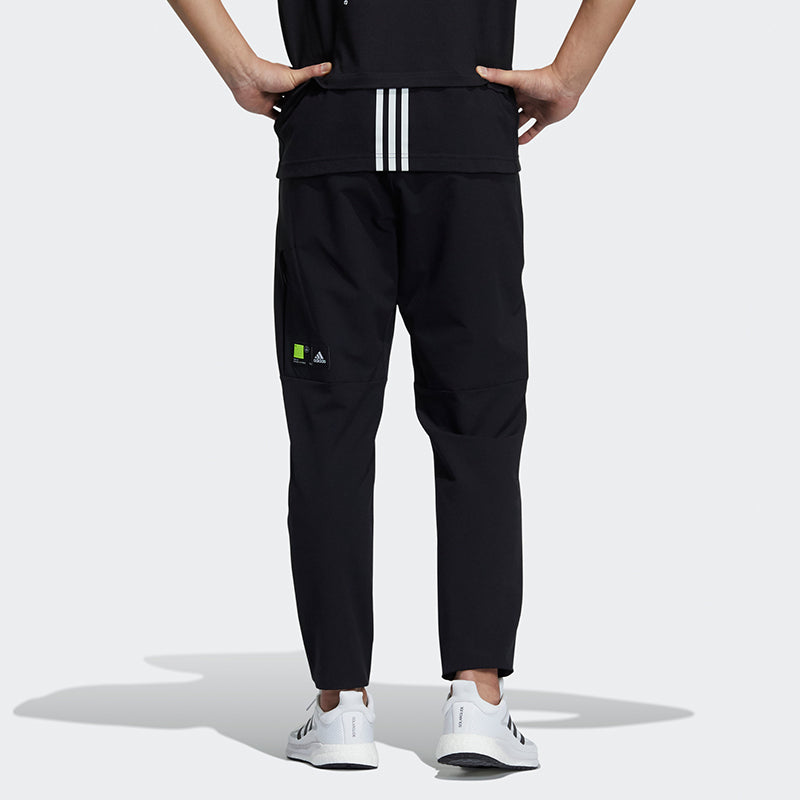 adidas Th Pnt Wv Funct Running Sports Woven Long Pants Black GP0953
