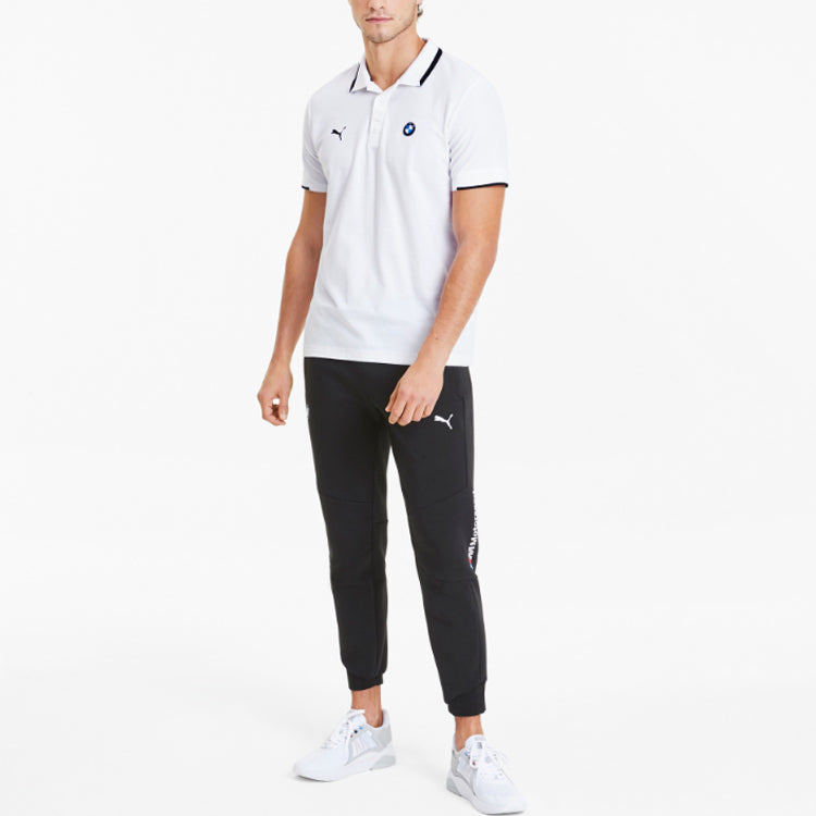 PUMA x BMW Motorsport Polo Shirt 'White Black' 596101-02