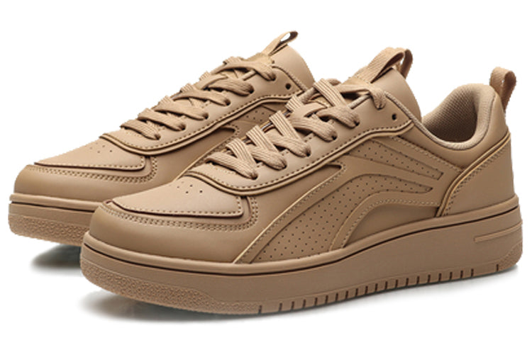 (WMNS) Li-Ning Classic Leisure Low 'Triple Brown' AGCP128-5
