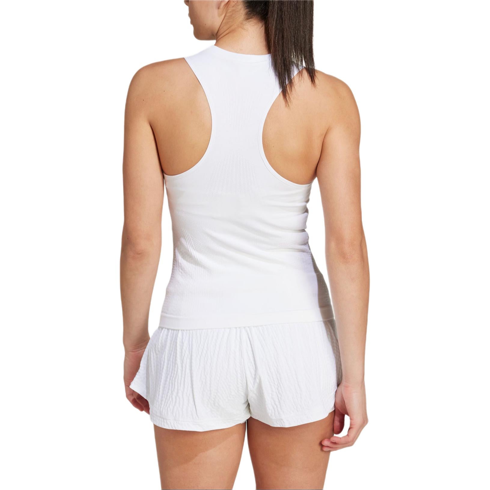(WMNS) adidas Tennis Pro AEROREADY Seamless Y-Tank Asia Sizing 'White' IT1836