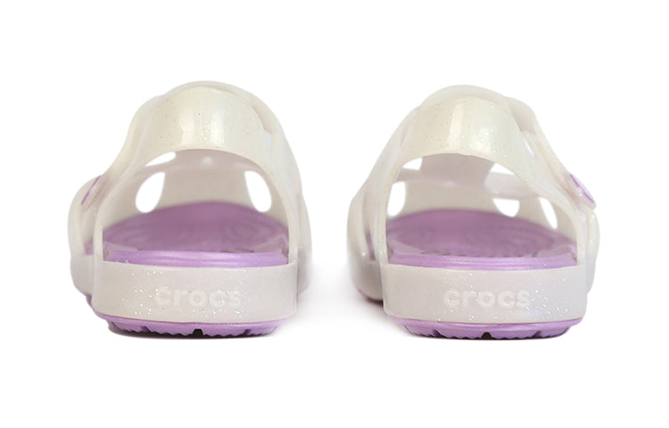 (PS) Crocs White Sandals 204035-100