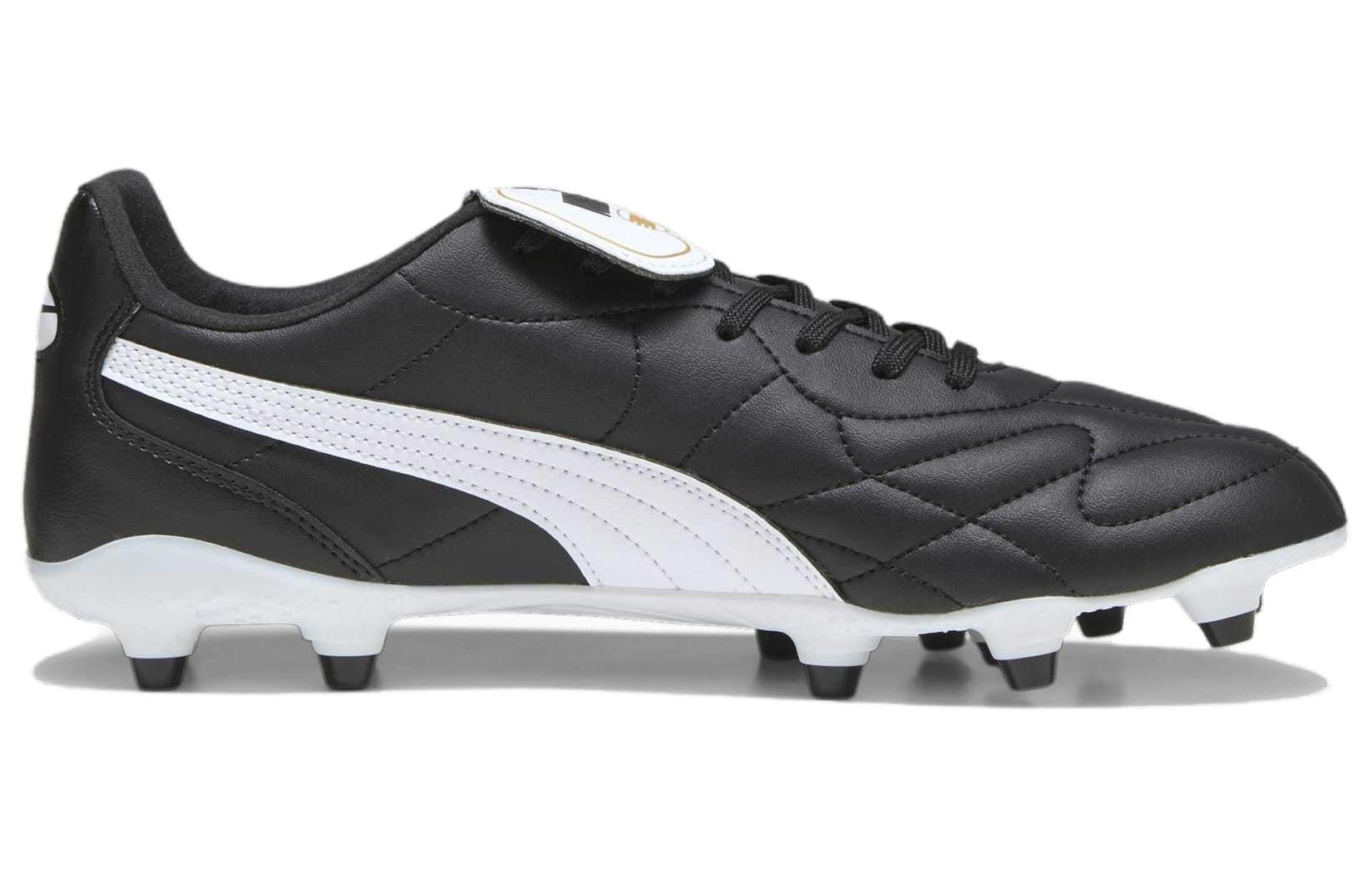 PUMA King TOP FG Football Boots 'Black White' 107348-01