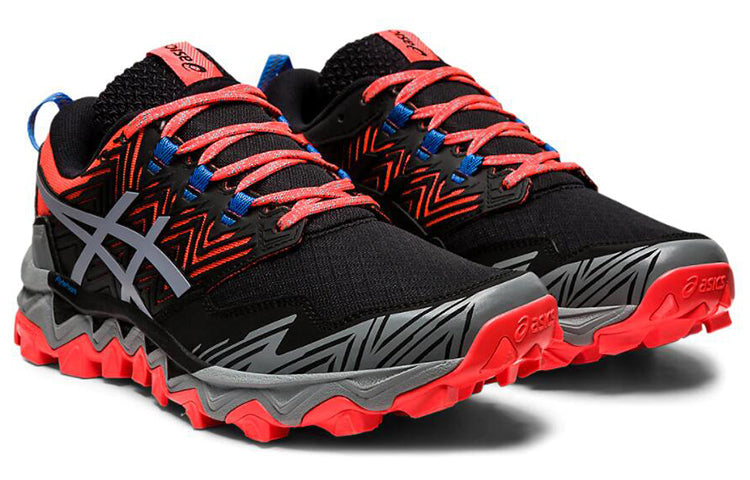 (WMNS) ASICS Gel-FujiTrabuco 8 'Black Flash Coral' 1012A574-700
