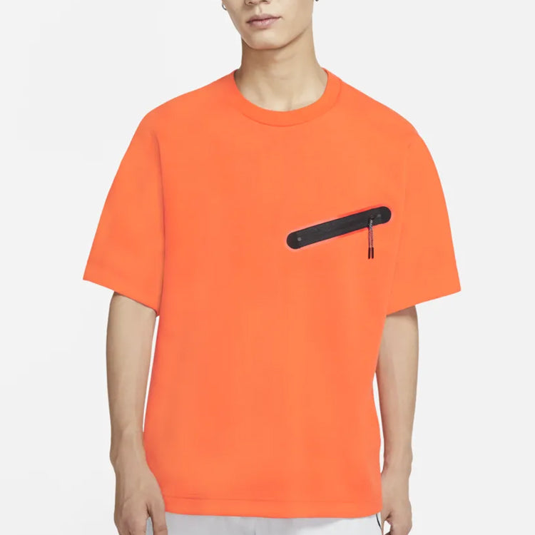 Nike Sportswear NSW TECH FLEECE Short Sleeve Orange CZ3504-837