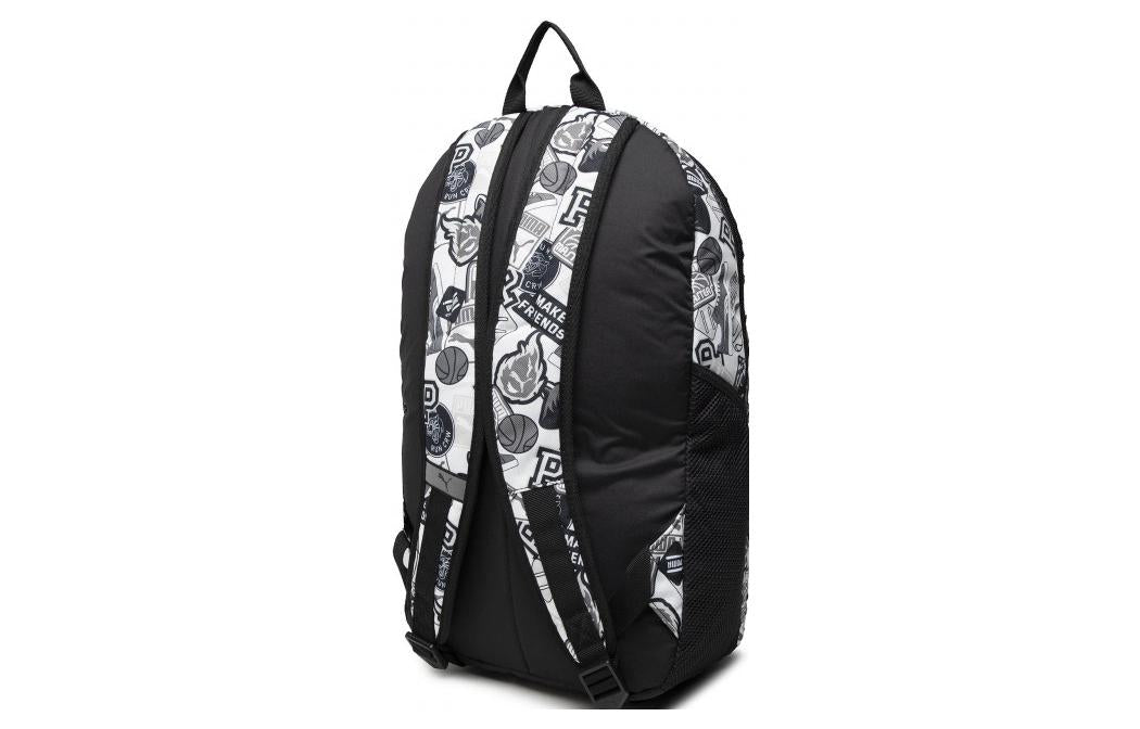 PUMA Academy Backpack 'White Black Grey' 077301-12