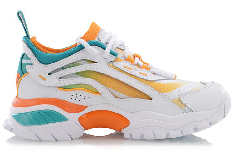 (WMNS) Li-Ning Aurora Windwalker x Gilr Bad Five 'White Orange' AGLP108-1