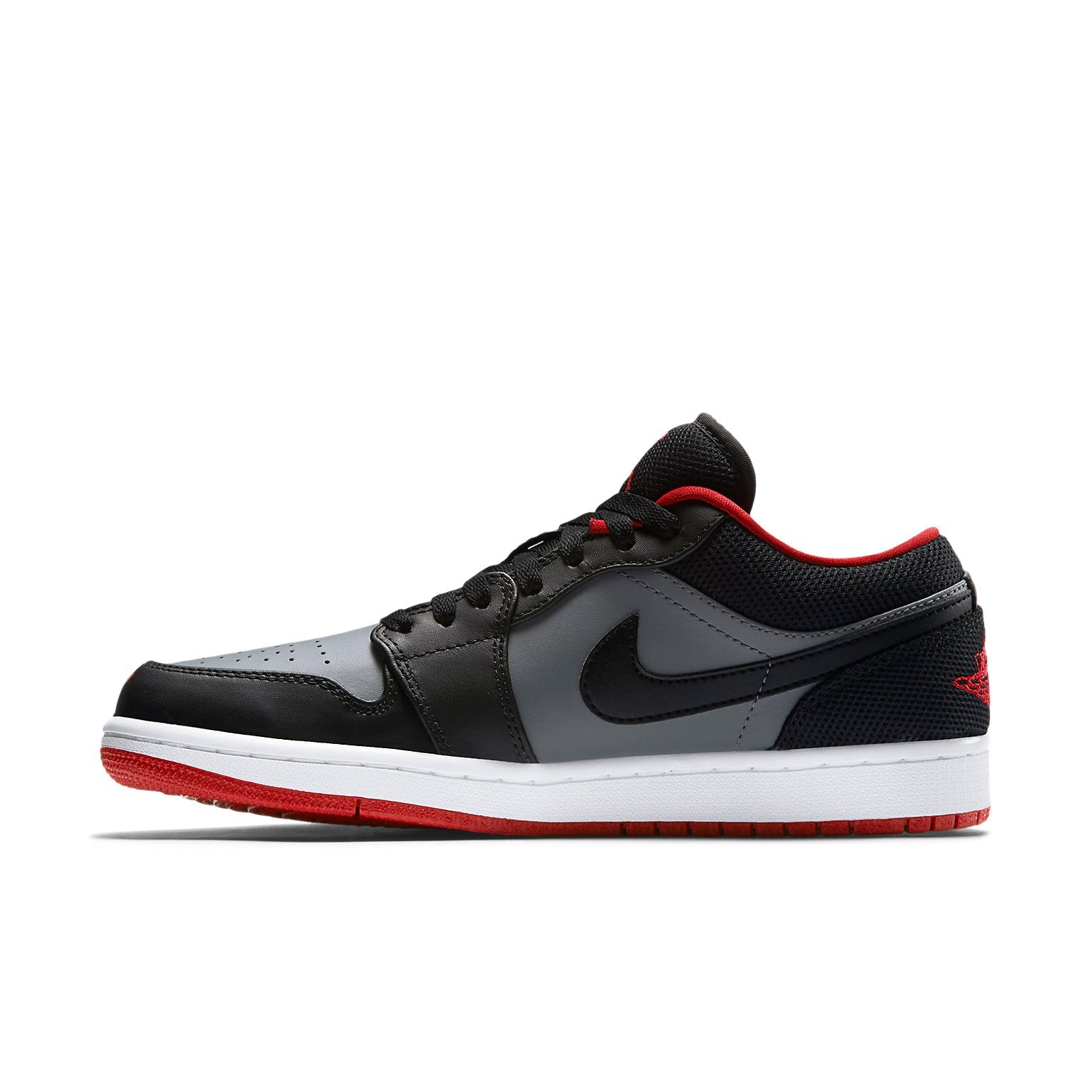 Air Jordan 1 Retro Low 'Black Red Grey' 553558-020