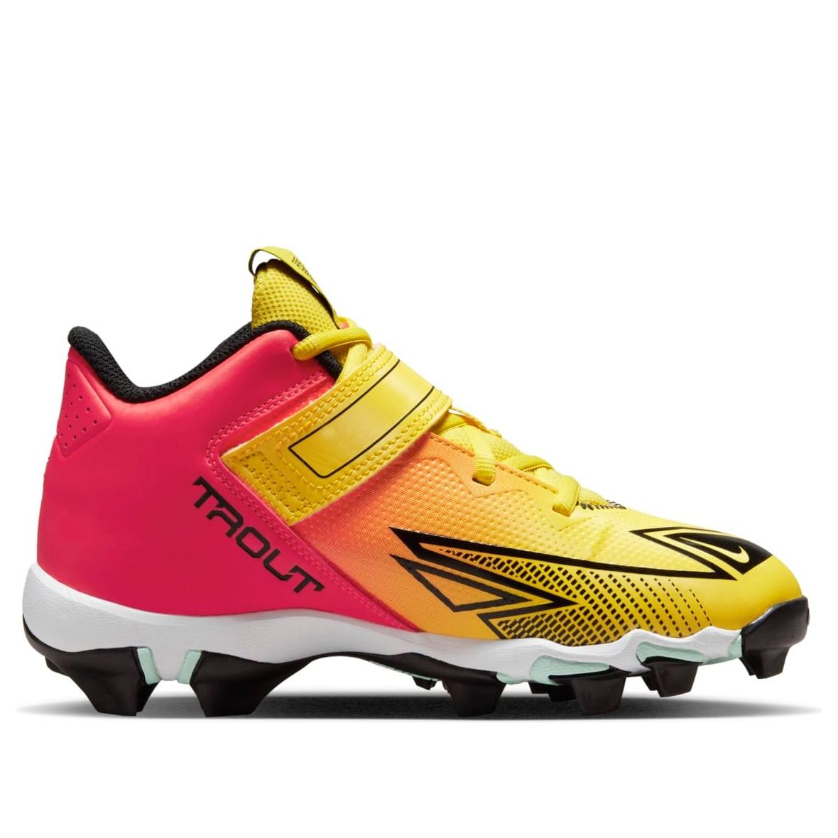(GS) Nike Force Trout 8 Keystone 'Yellow Strike Bright Crimson' CZ5910-706