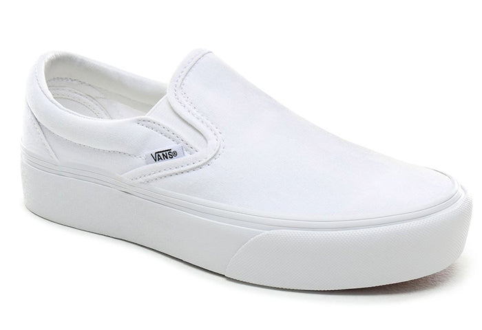 (WMNS) Vans Classic Slip-On Platform 'White' VN0A3JEZW00