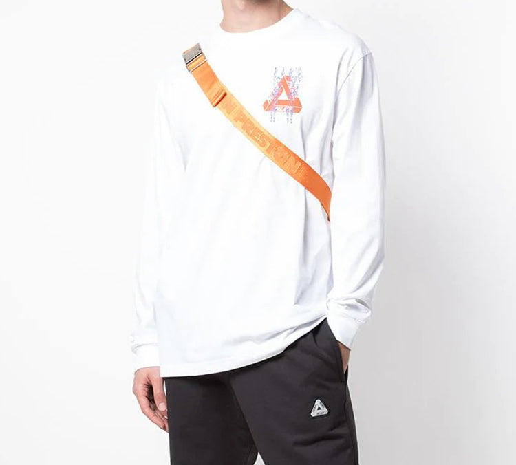 PALACE Pair Of Hippys Portrait Long Sleeves Unisex White P17LS017T
