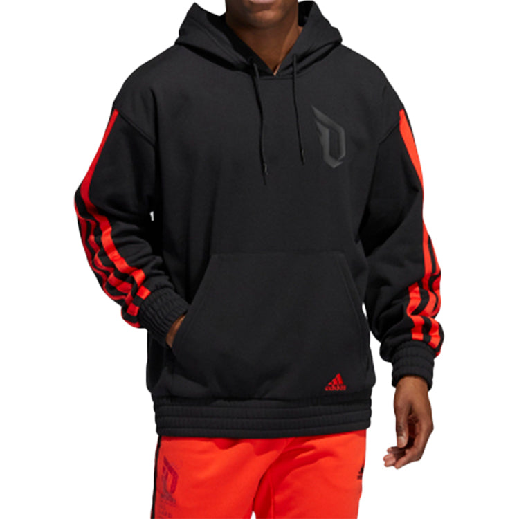 Men's adidas Basketball Sports Black Pullover GL7100