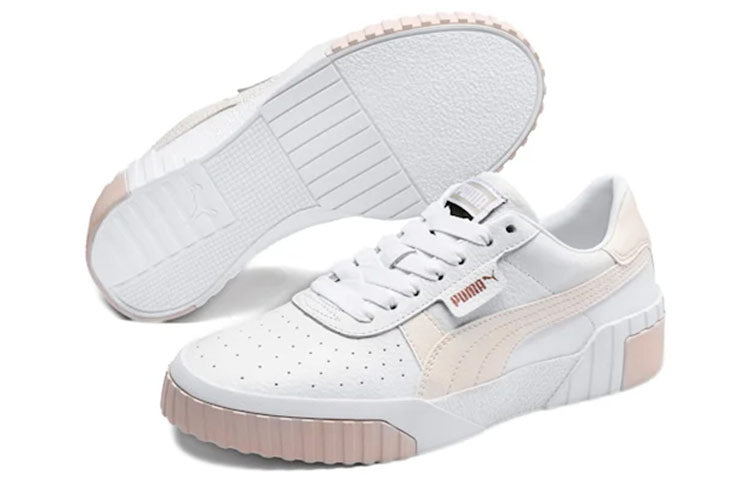 (WMNS) PUMA Cali Skate shoes 'White Pink' 369155-13