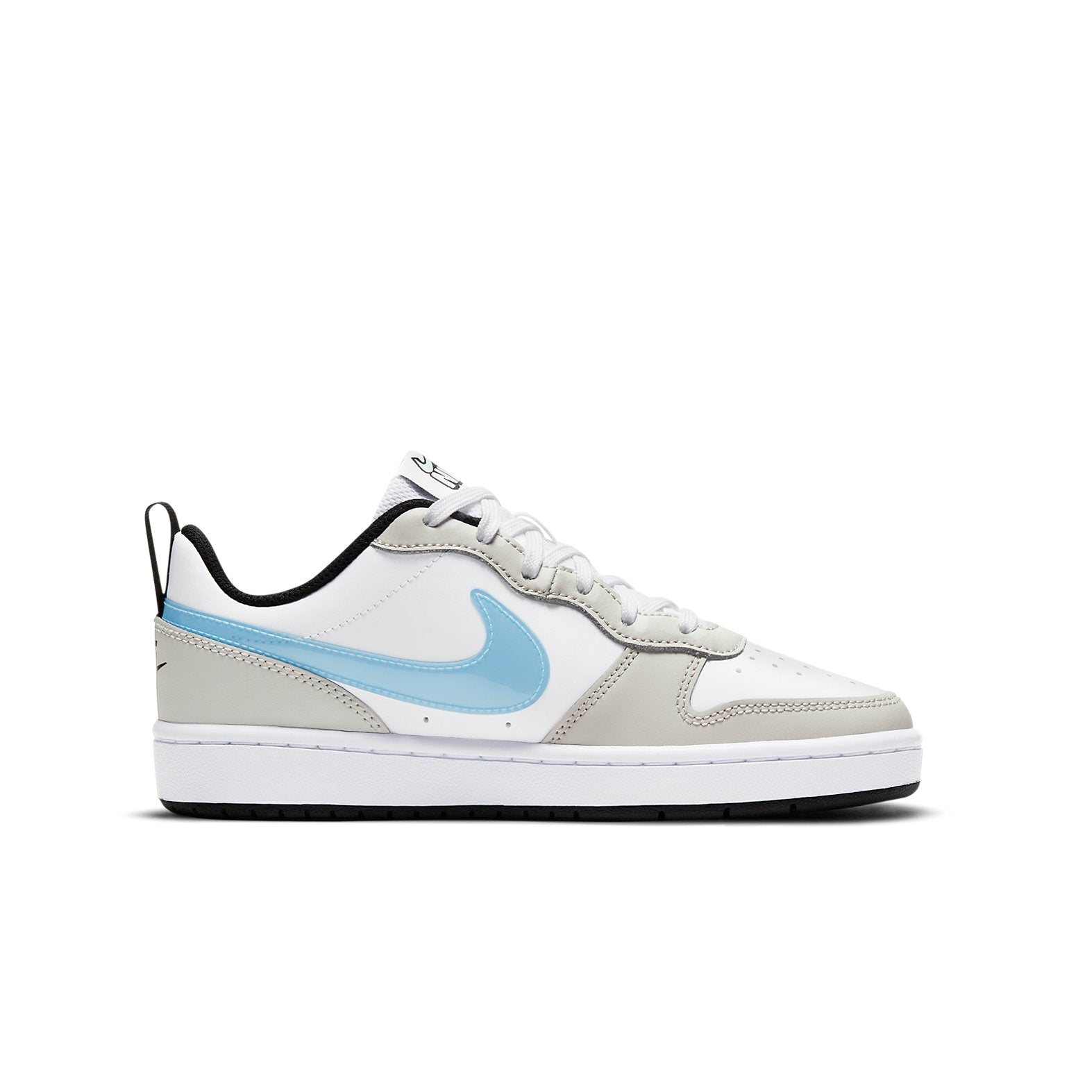 (GS) Nike Court Borough Low White/Blue/Grey CW1624-100