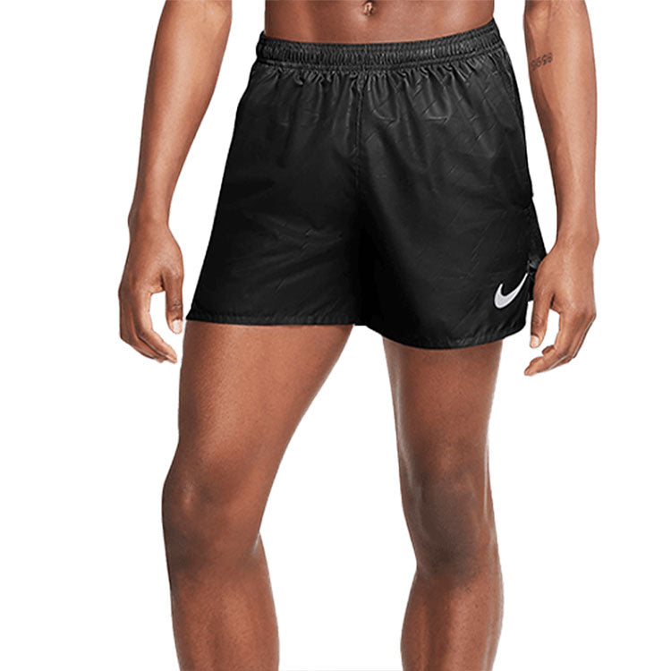 Men's Nike Logo Printing Solid Color Casual Sports Shorts Black CU5487-010