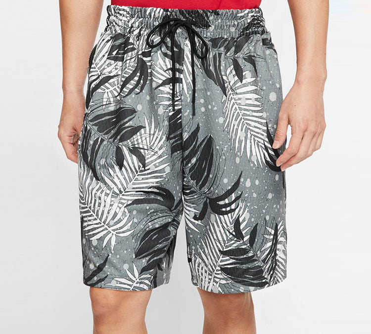 Air Jordan Jumpman Brown Printing Knit Shorts Black CK5635-010