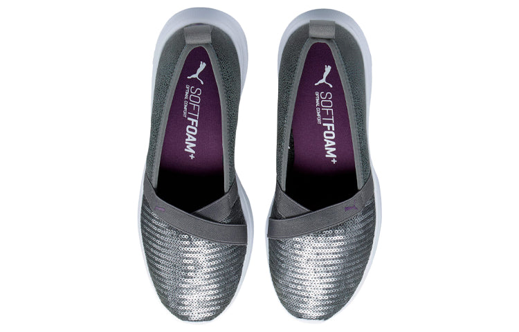 (WMNS) PUMA Adelina Sequins Silver 372261-02