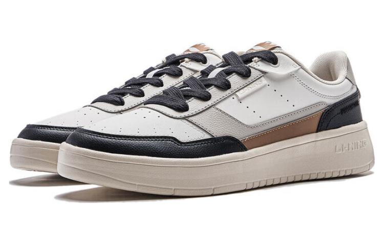 Li-Ning Qingyi Skate Shoes 'White Black Grey' AGCT401-5