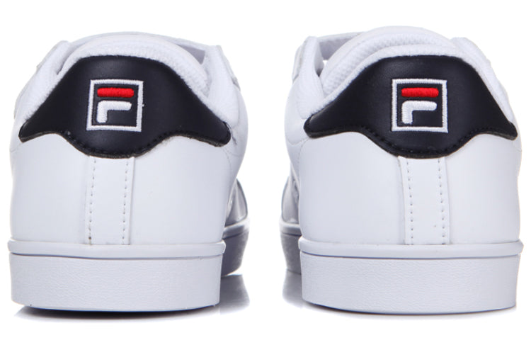 (WMNS) FILA Court Deluxe Series Low Sneakers White/Black FS1SIB1150X_WNV