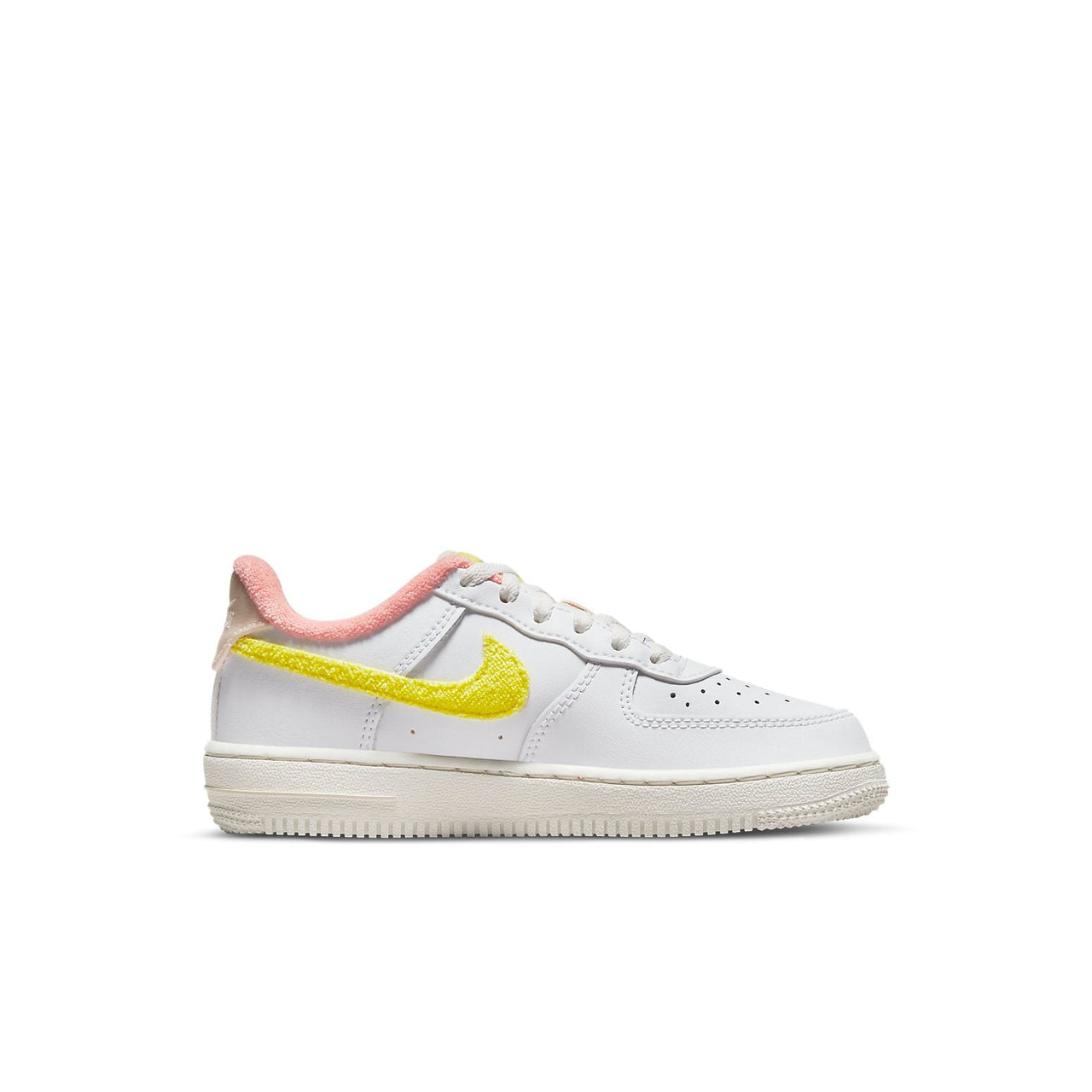(PS) Nike Force 1 LV8 'White Yellow Strike' DV2199-100