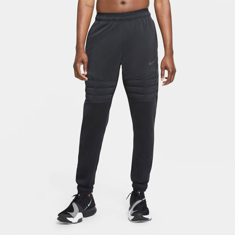Nike Training Sports Fleece Lined Bundle Feet Long Pants Black CZ7756-010