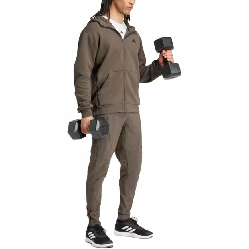 adidas Designed for Training Full-Zip Track Jacket Asia Sizing 'Green' IY1133
