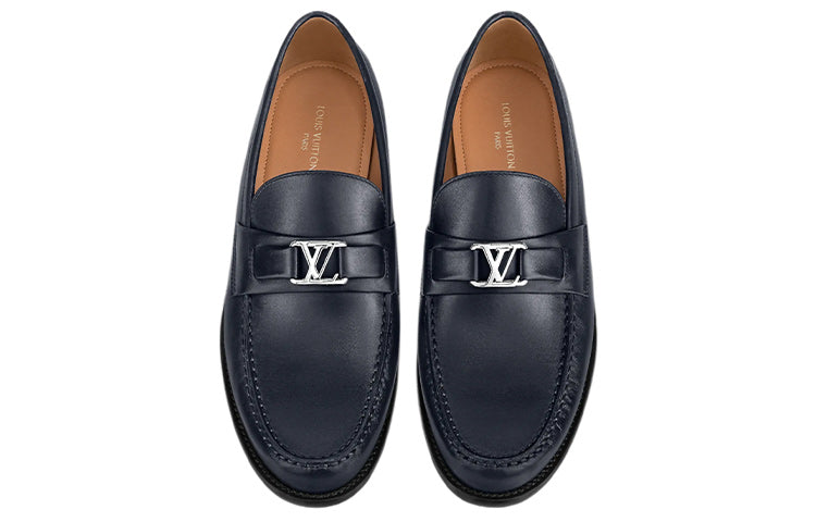 LOUIS VUITTON LV Major Loafers 'Navy' 1A9HHH