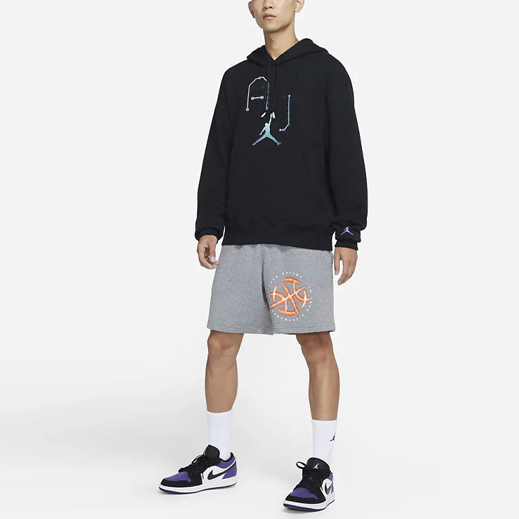 Men's Air Jordan Logo Pattern Printing Sports Black DN4174-010