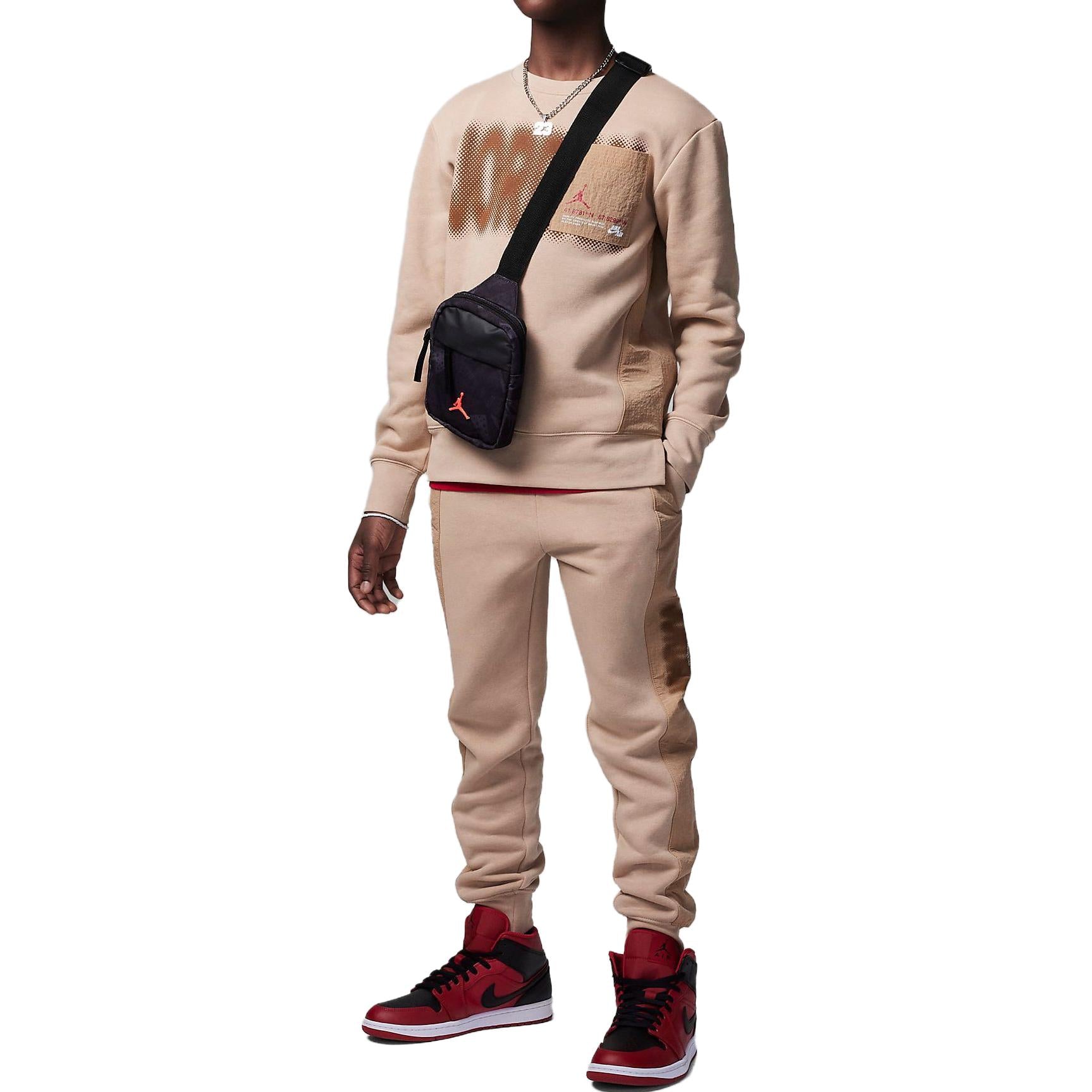 (GS) Air Jordan Nothing But Nylon Jogger Pants 'Hemp' 95C620-X0L