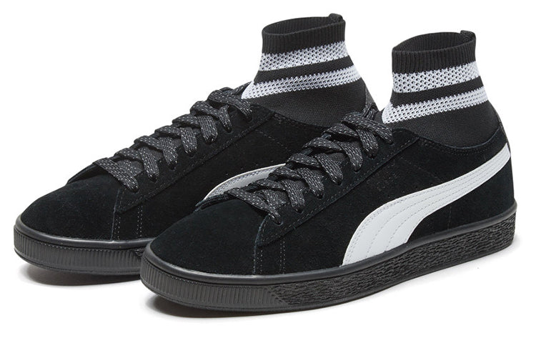 (WMNS) PUMA Suede Classic Sock Ii 'Black' 372562-01