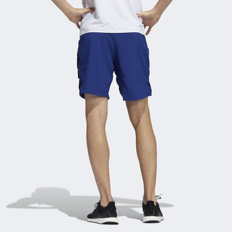 adidas Colorblock Gym Sports Shorts Blue H33615
