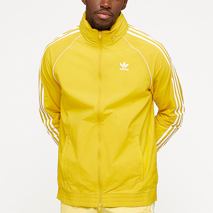 adidas originals Casual Sports Jacket Yellow CW1312