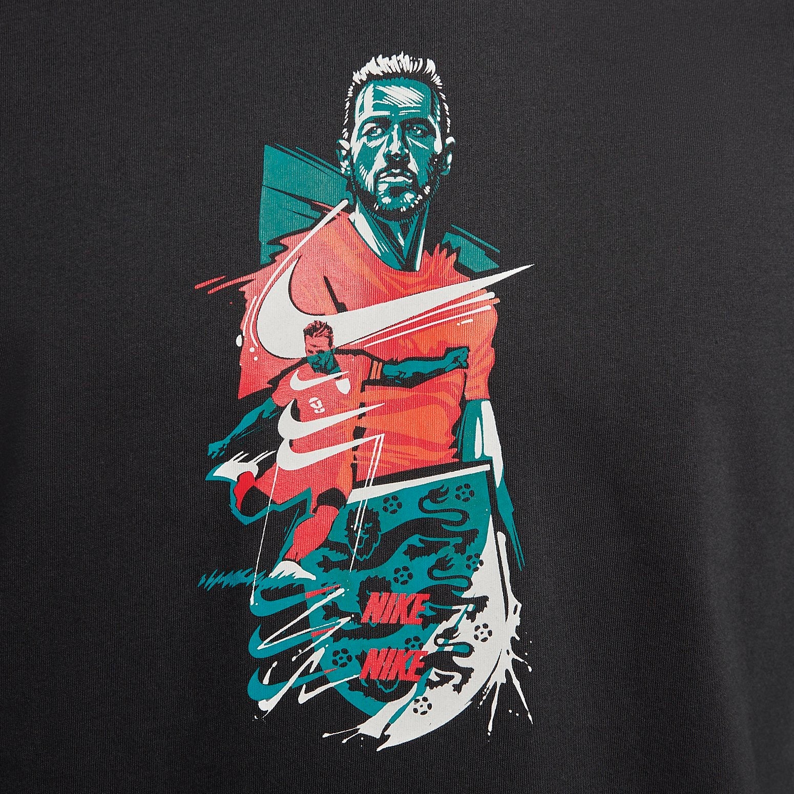 Nike 22-23 England Player T-Shirt 'Black' DX4184-010