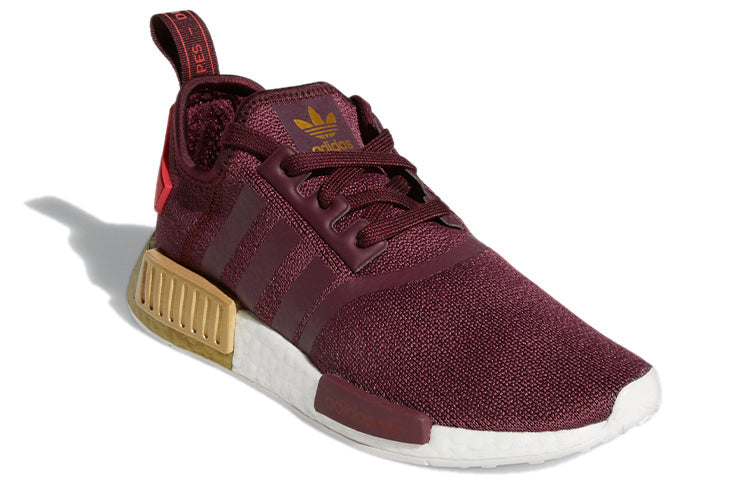 (WMNS) adidas NMD_R1 'Maroon Gold' FY9390