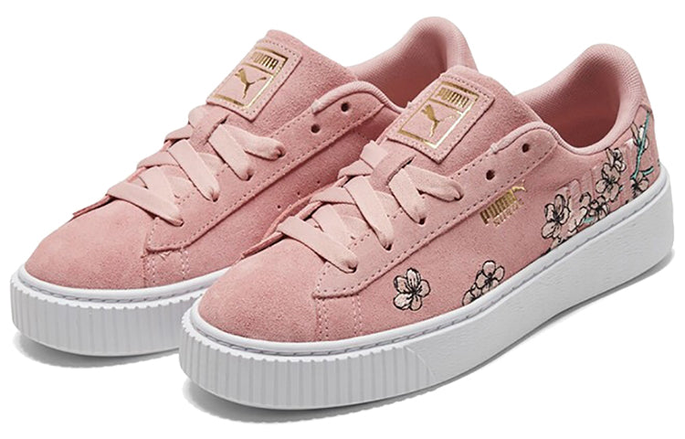 (WMNS) PUMA Platform Strap Pink/White 365224-01