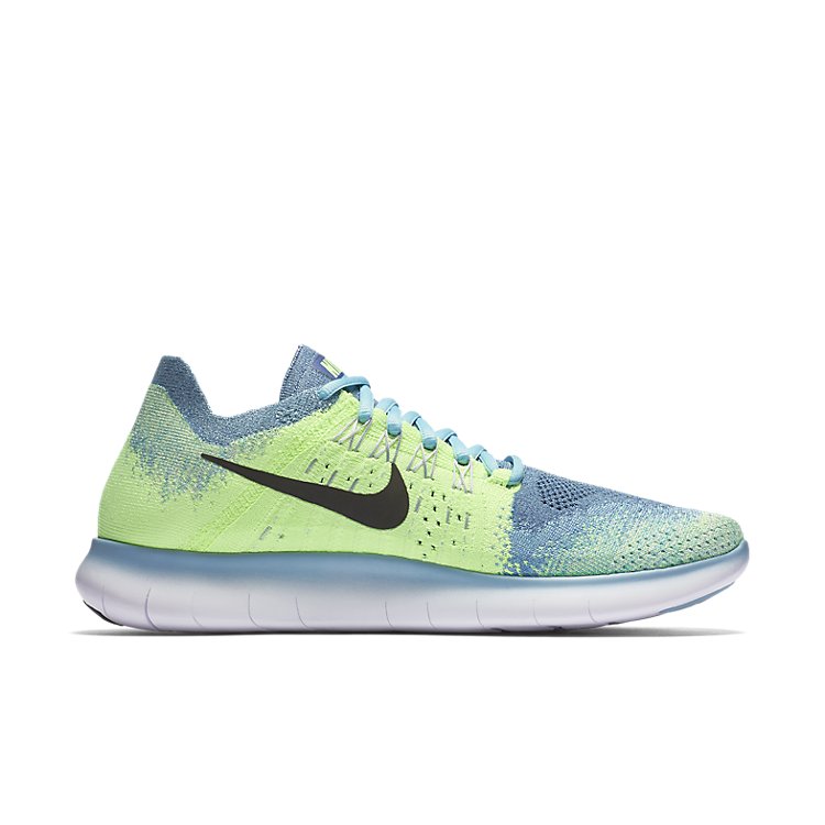 (WMNS) Nike Free RN Flyknit 2017 'Blue Moon White Mica Blue' 880844-401