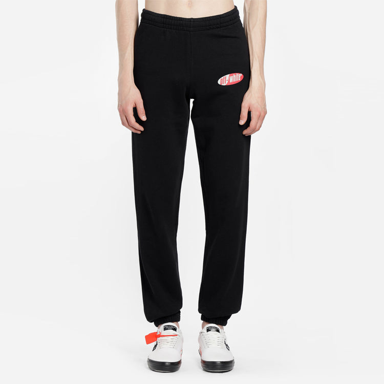 Off-White SS19 Stripe Logo Print Trousers OMCH014S190030061020