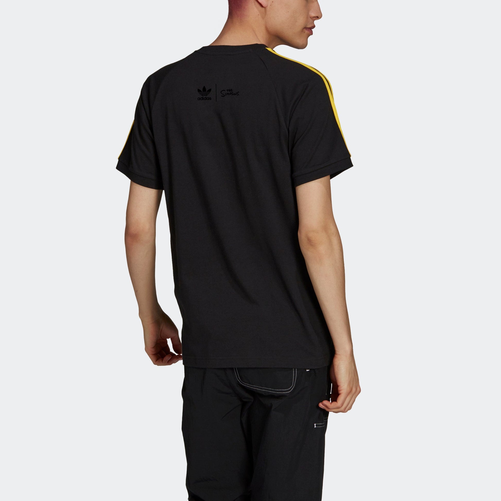 adidas originals x The Simpsons Men's Stripes Print Black HA5815