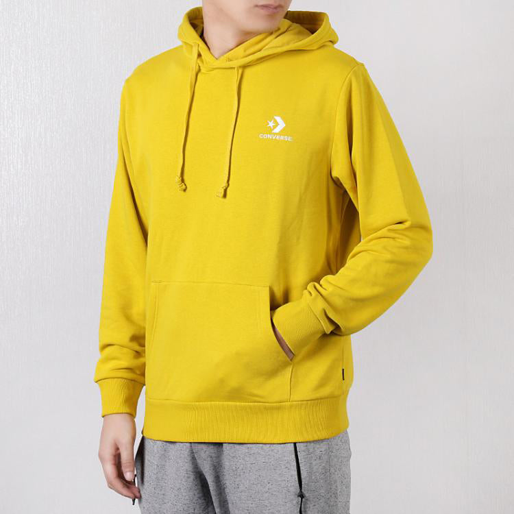 Converse Star Chevron Embroidered Pullover Sweatshirt Asia Sizing 'Yellow' 10008926-A06