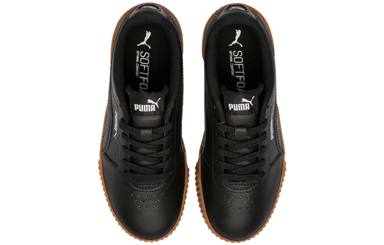 (WMNS) PUMA Carina Leather 'Black' 370325-06