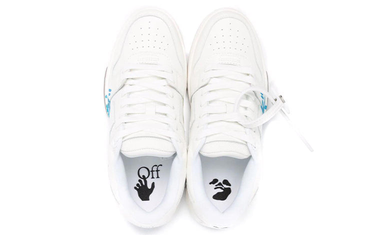 (WMNS) Off-White Out of Office 'OOO' Low-Top Running Shoes White/Blue OWIA259F21LEA0020101