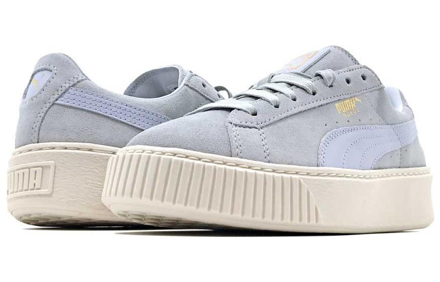 (WMNS) PUMA Suede Platform 'Blue' 363559-04