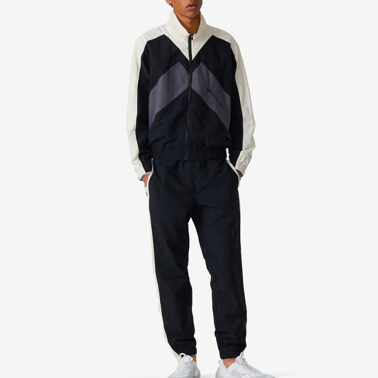 Men's KENZO Sport Colorblock Sports Zipper Jacket Black FA65BL5109CO-99