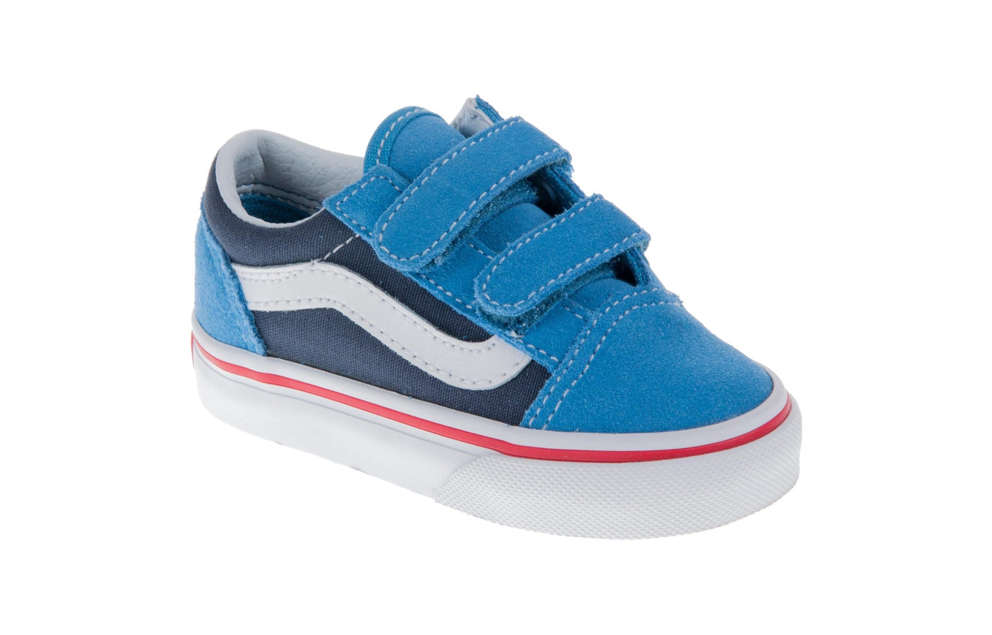 (TD) Vans Old Skool Velcro Shoes 'Blue White' VN0A344K-MMR