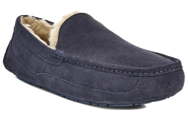 UGG Ascot Slipper Fleece Lined Stay Warm Cozy Athleisure Casual Sports Shoe Blue 1101110-TNVY