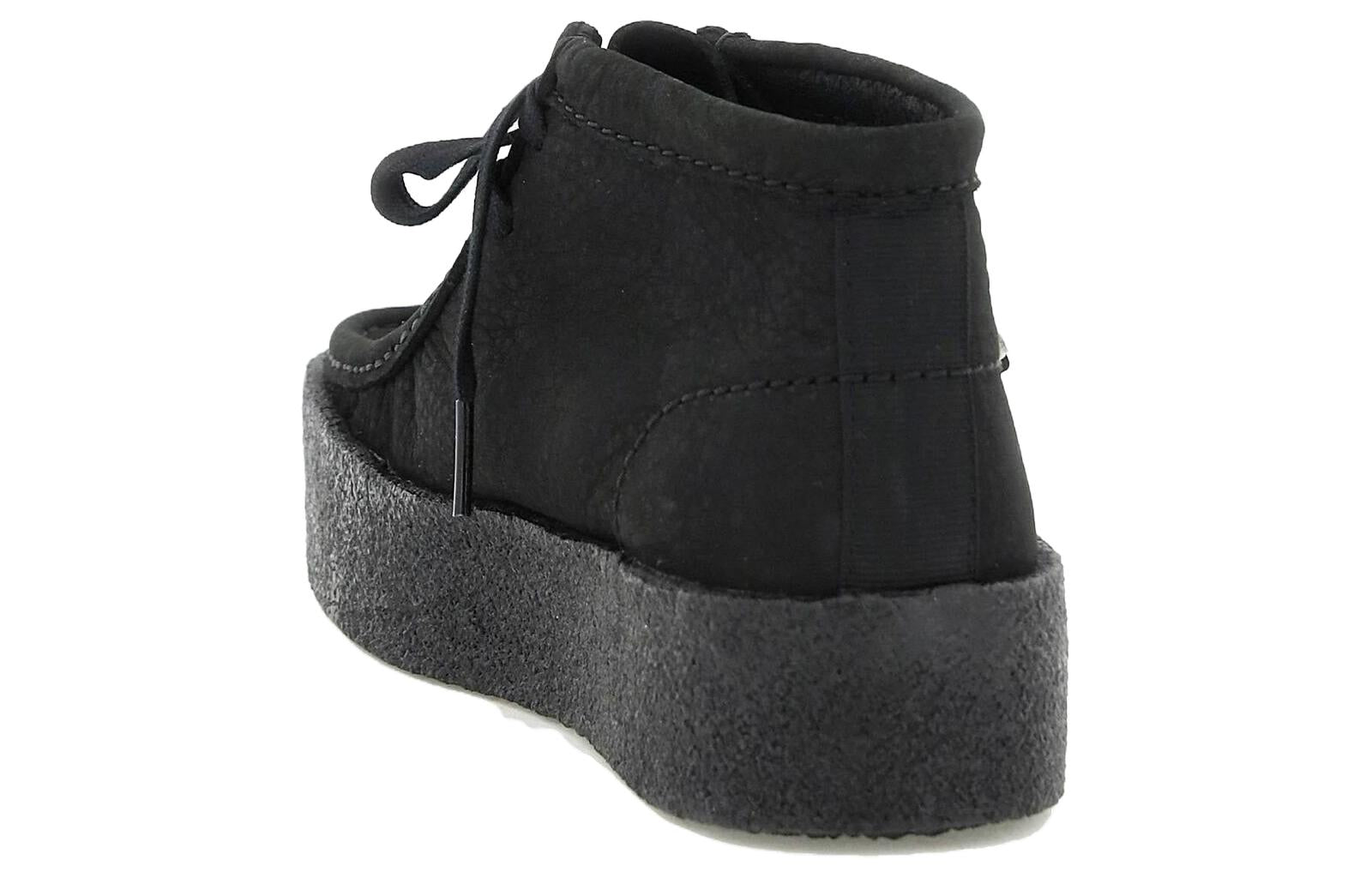(WMNS) Clarks Wallabee Cup Boots 'Black Nubuck' 26168980