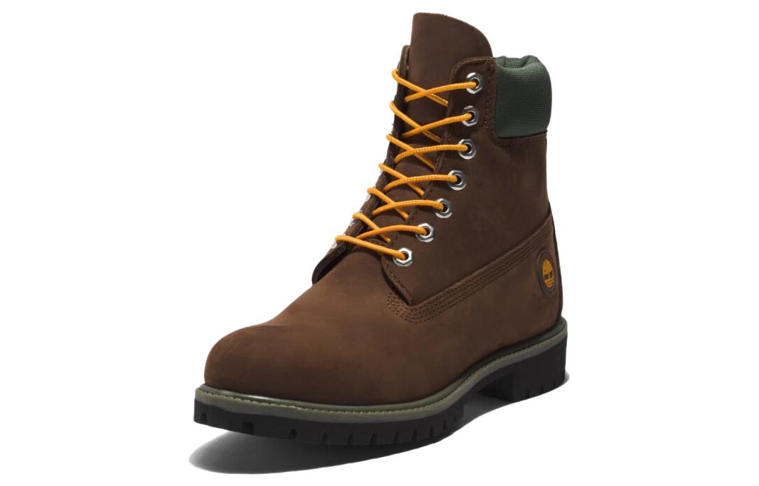 Timberland Premium 6 Inch Waterproof Boots 'Brown Orange' A2CX8931