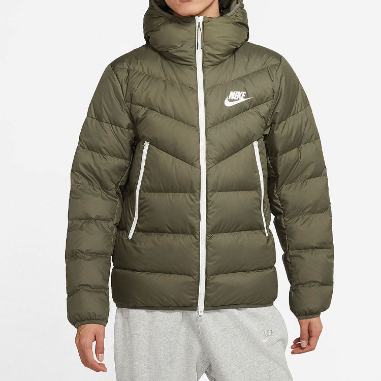 Nike Sportswear NSW Down Fill Sports hooded Stay Warm Down Jacket Green CU0226-380