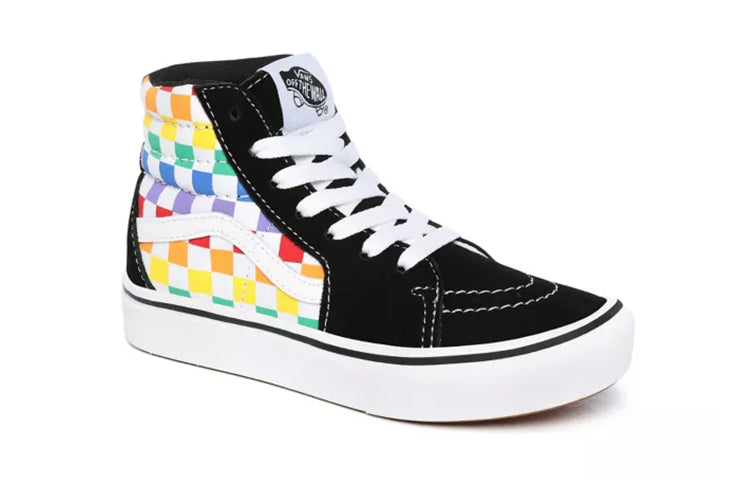(PS) Vans SK8-HI ComfyCush 'Rainbow Checkerboard' VN0A4U1RU09